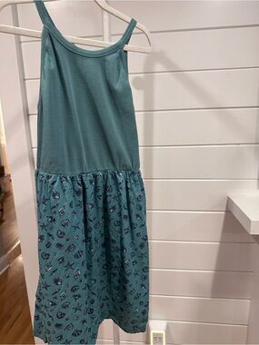Gap kids Teal Shell-Print Sundress Skirt